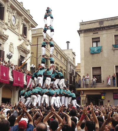 Castellers para La Mercè - Hotel Actual, Barcelona