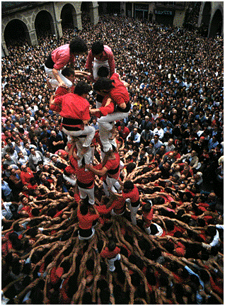 Castellers en La Mercè - Hotel Actual, Barcelona