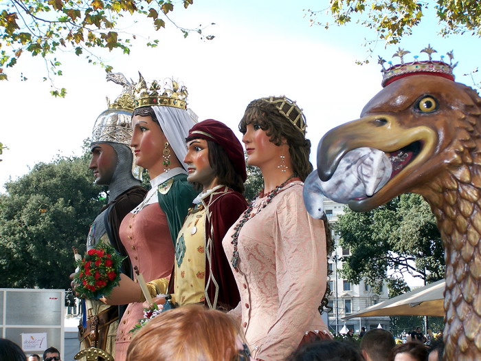 Gegants para La Mercè - Hotel Actual, Barcelona